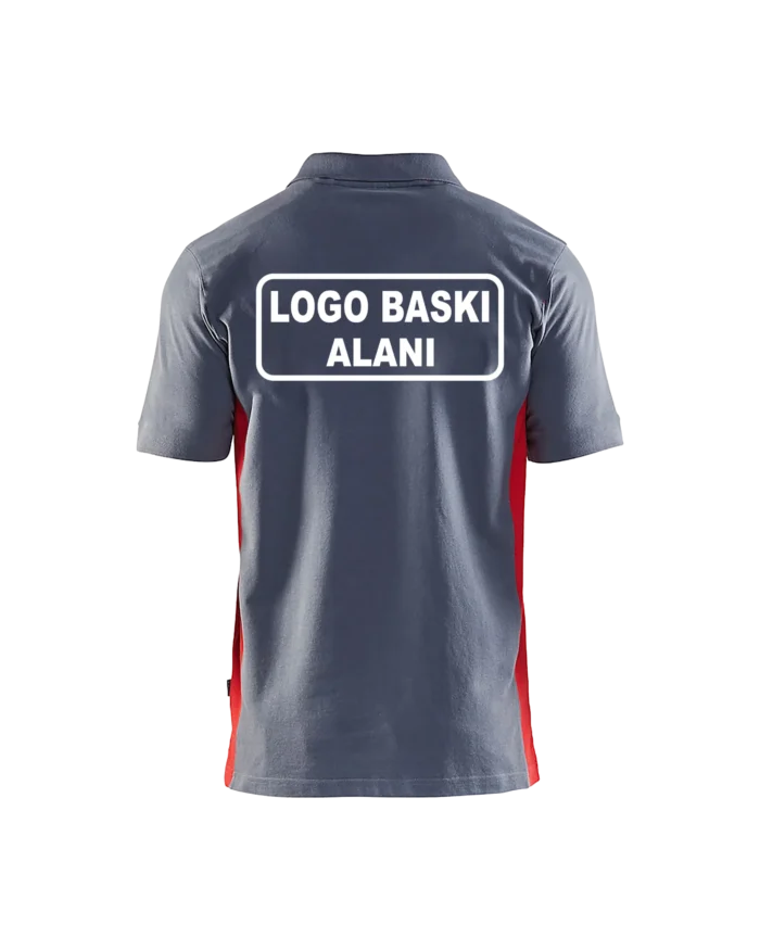 parcali polo yaka arka fumekirmizi scaled
